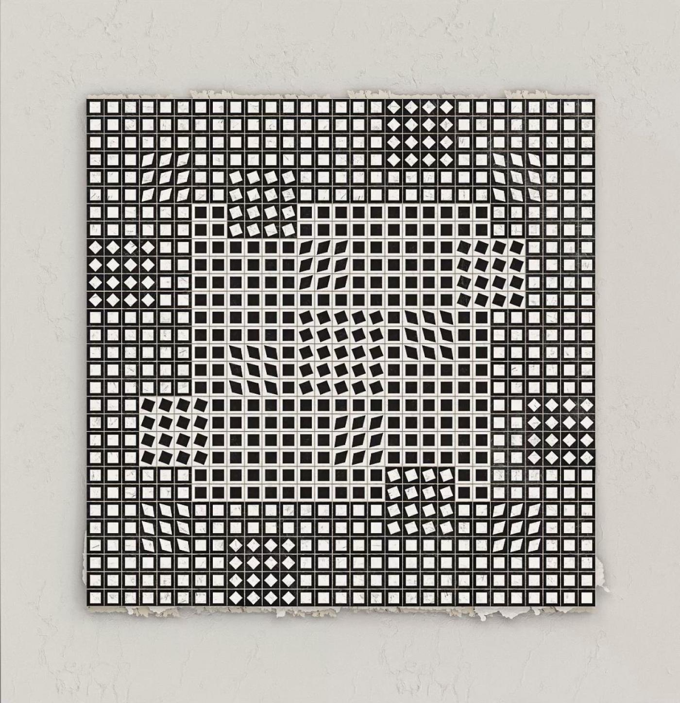 Victor Vasarely, « TLINKO. », NFT TIER 2, 1966-1975,   566 x 566.