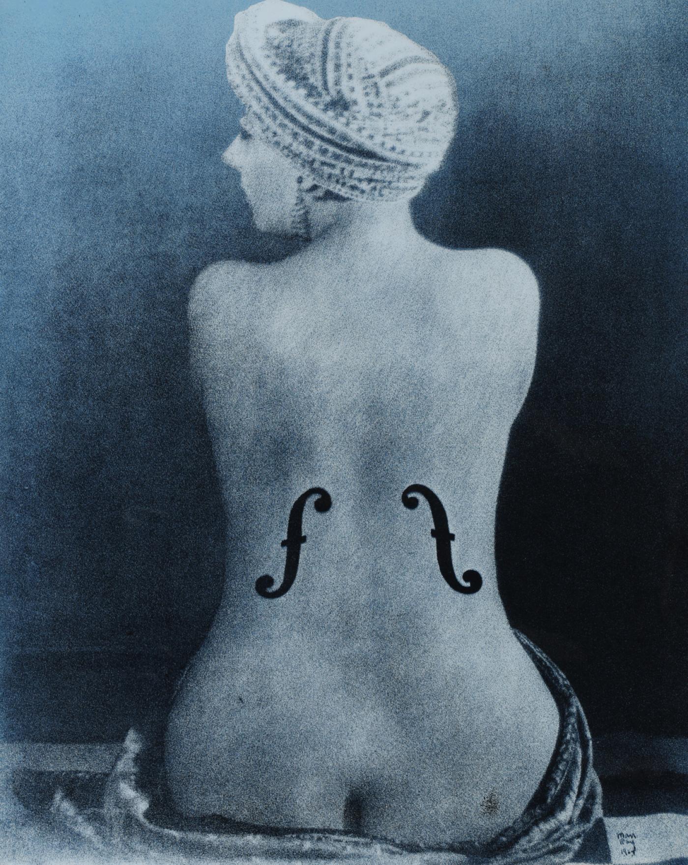 Man Ray, Le Violon d’Ingres, 1924, triptyque unique,
Estimation : 100 000/120 000 euros pour la vente de la collection Edmonde et Lucien Treillard : « Man Ray et ses consorts surréalistes » , le 28 Juin 2022 à l'Hôtel Drouot.