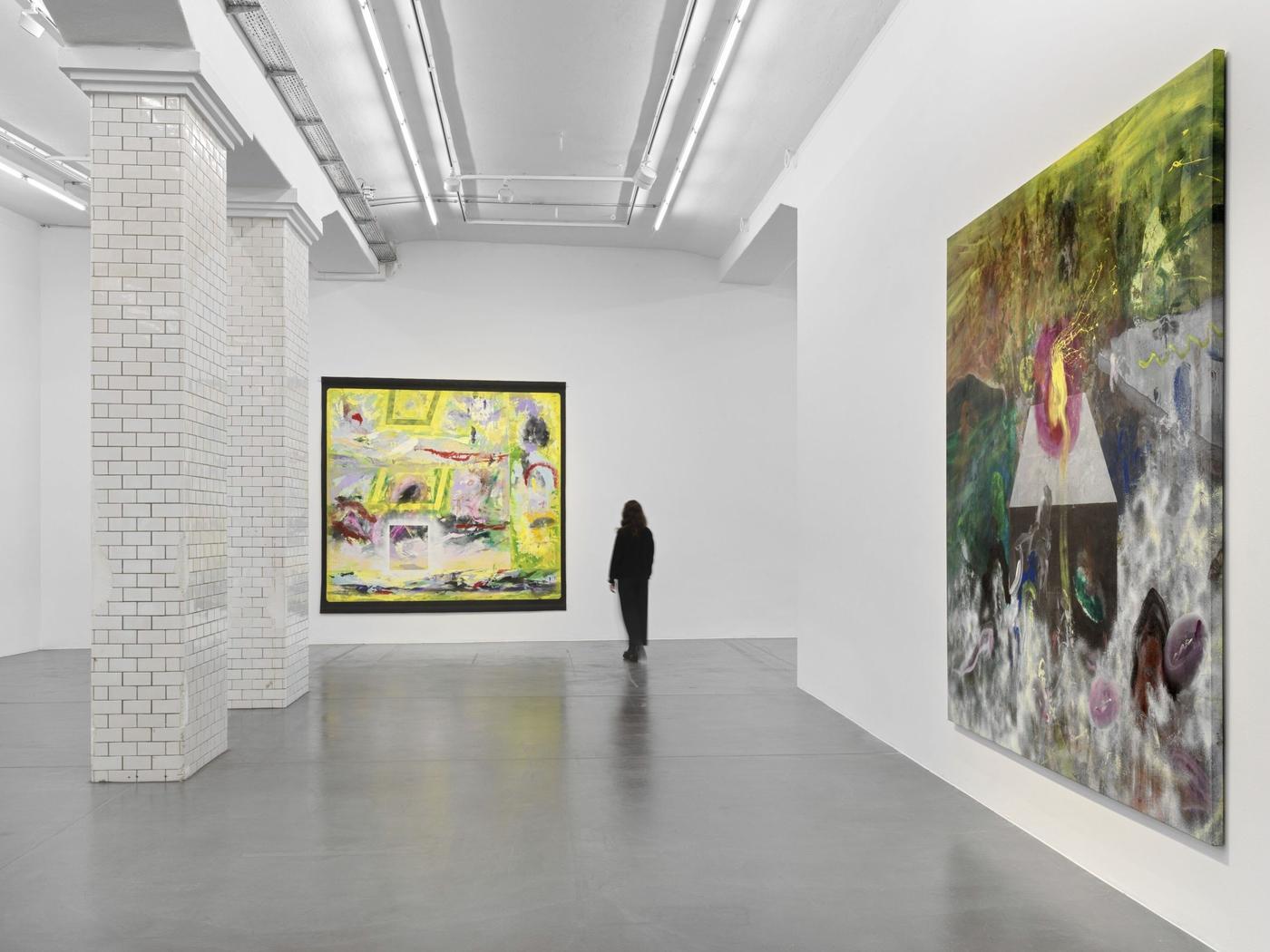 Vue de l'exposition « Jack Whitten »chez Hauser &amp; Wirth.