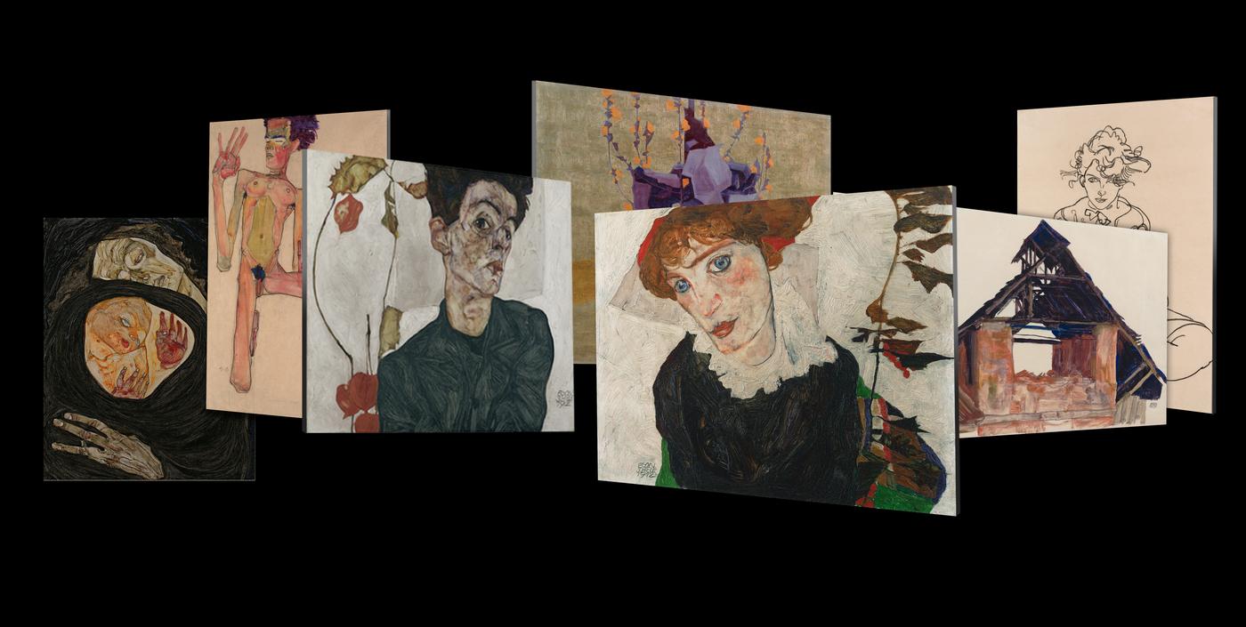 Collection de NFTs des oeuvres d'Egon Schiele du Leopold Museum de Vienne avec LaCollection.