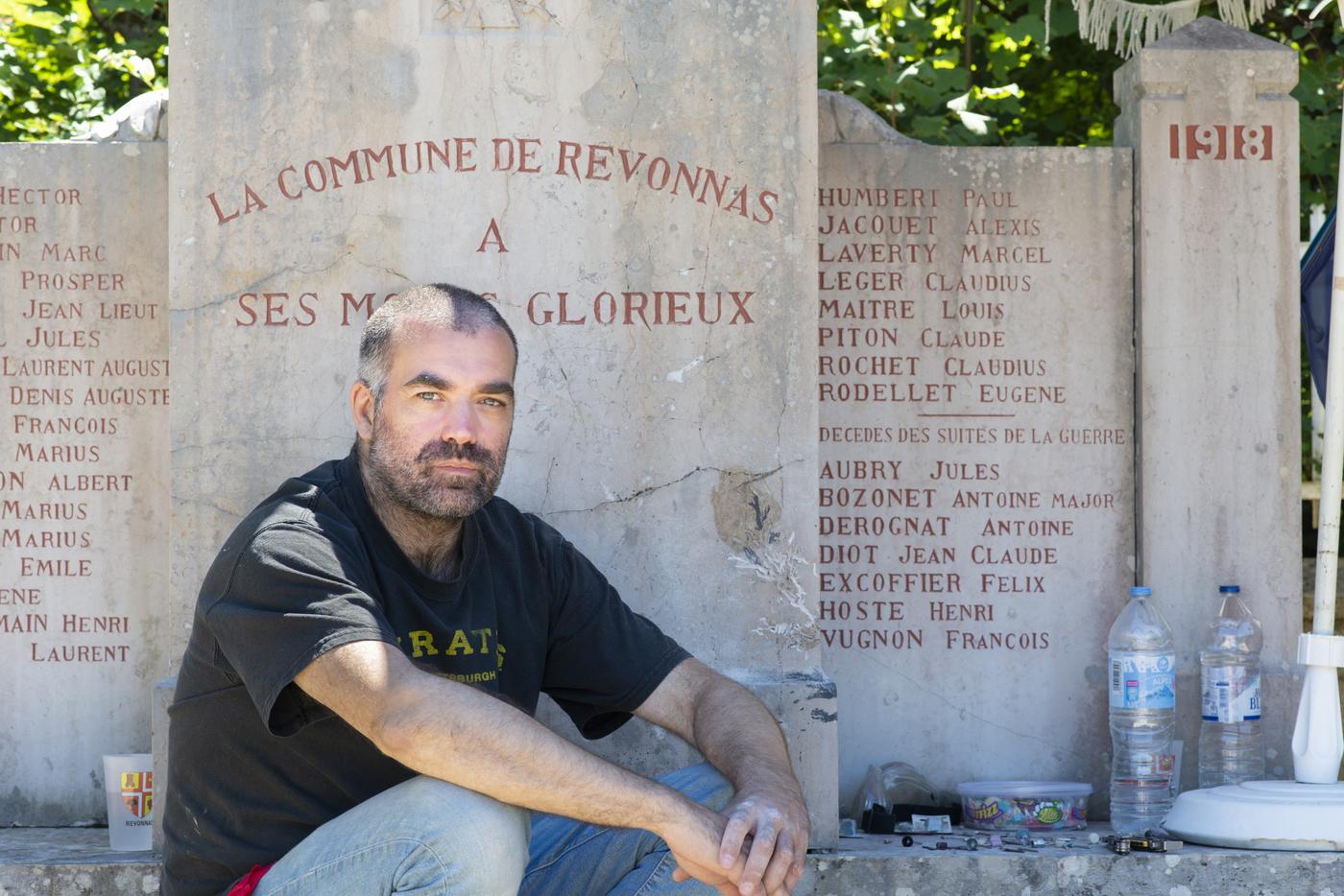 Portrait de Nicolas Daubannes  pour l'évènement Campagne Première 2022 à Revonnas.