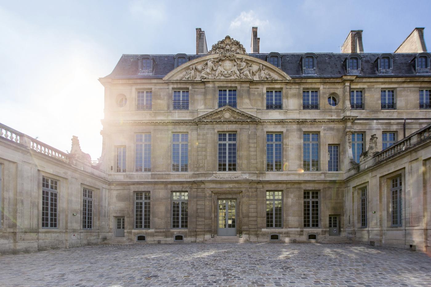 Façade de l'hôtel Salé, musée national Picasso Paris.