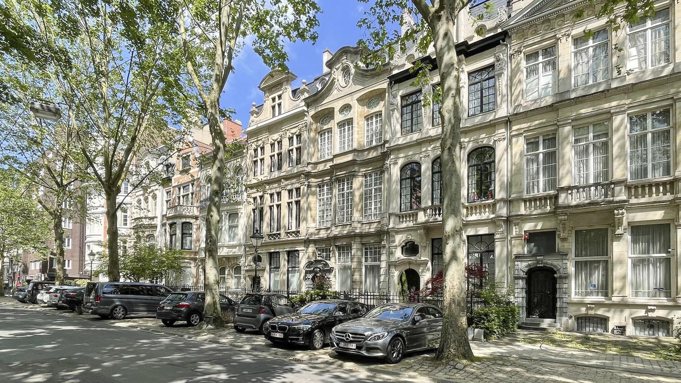 L’avenue Molière, rebaptisée « avenue des Français » par les Bruxellois. ©