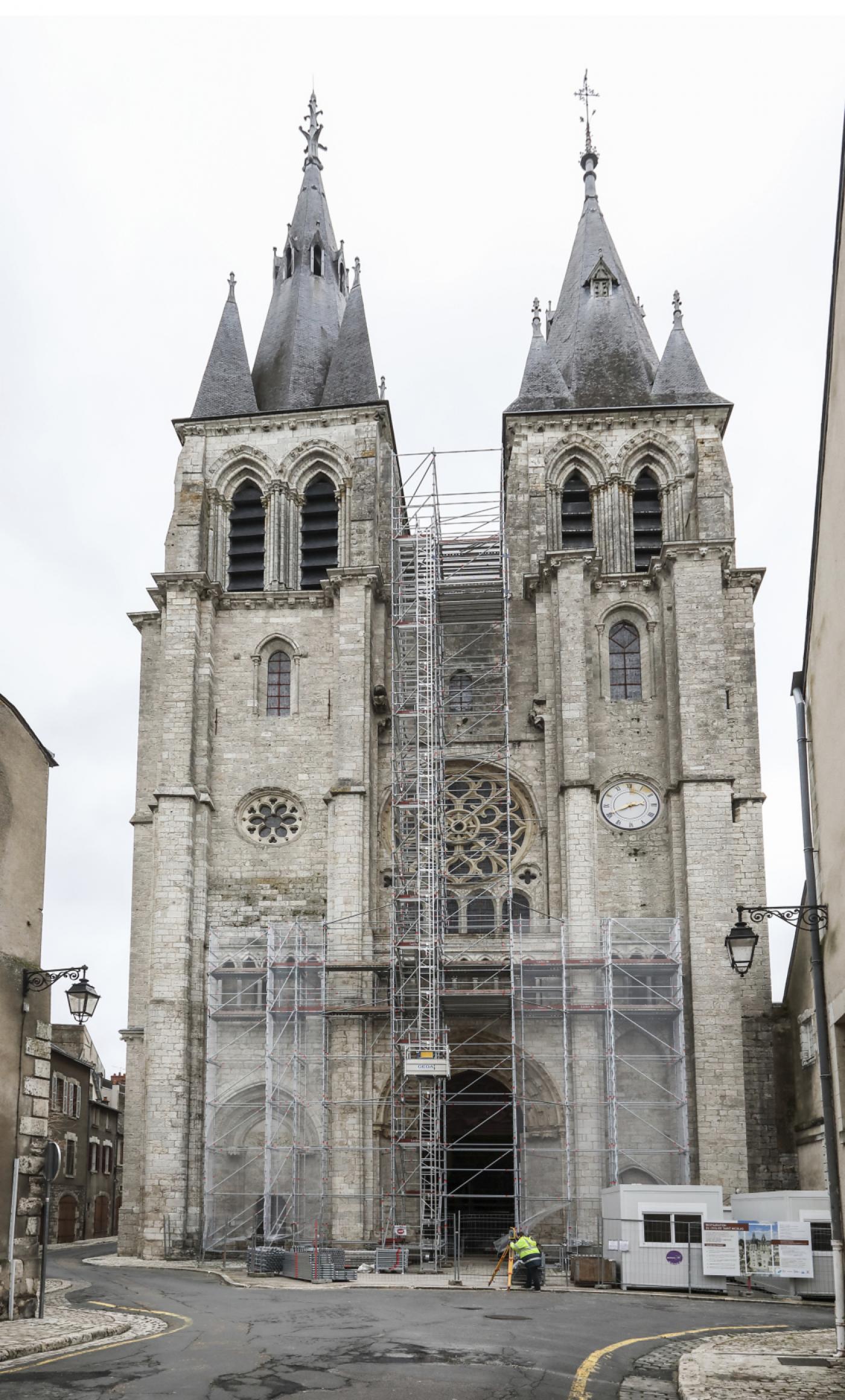 Restauration de l’église Saint-Nicolas de Blois.