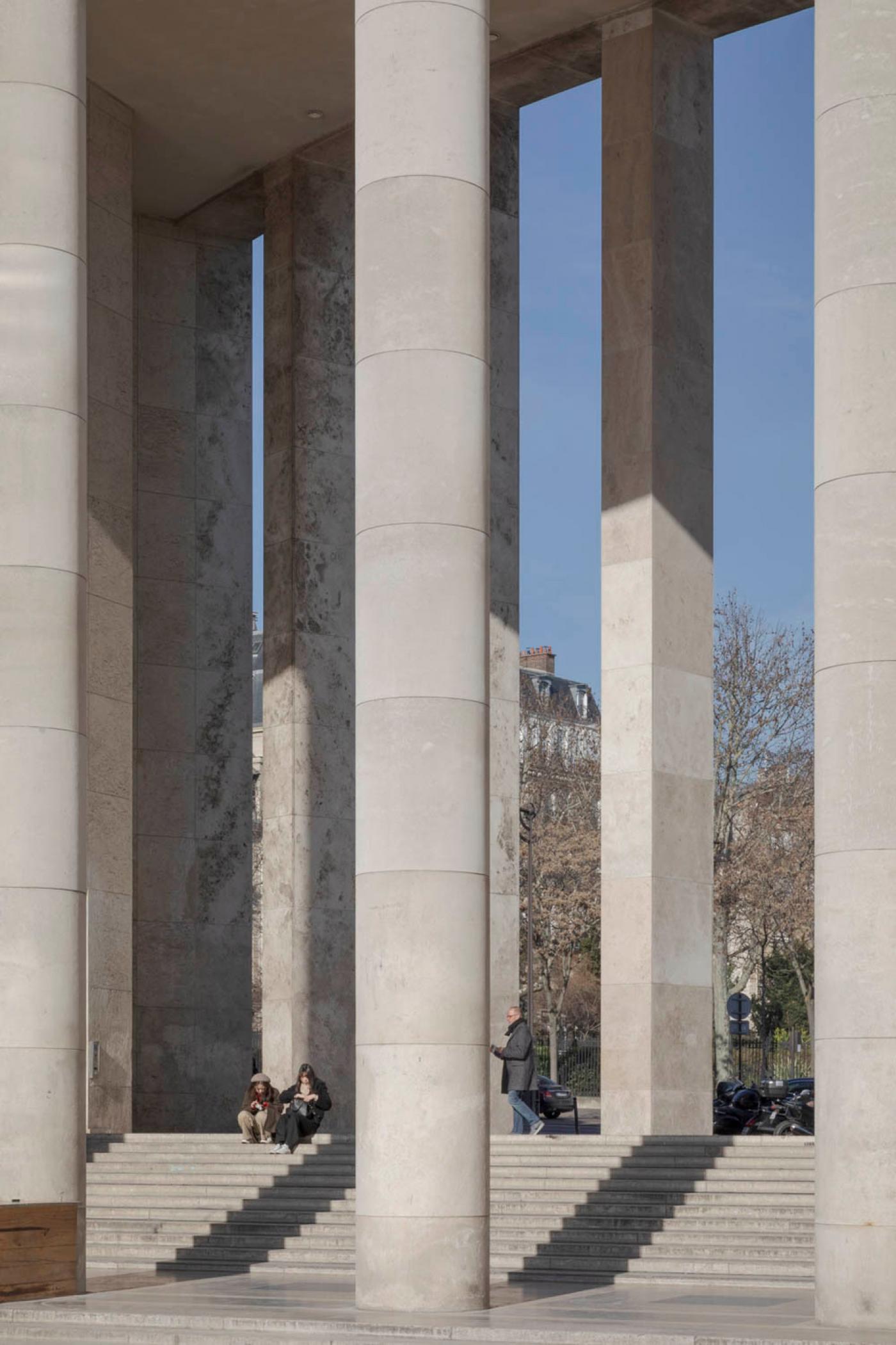 Vue du Palais de Tokyo, Paris.

