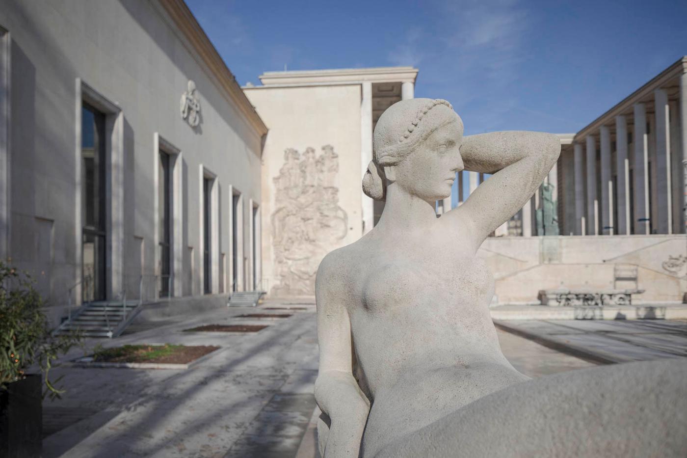 Vue du Palais de Tokyo, Paris.