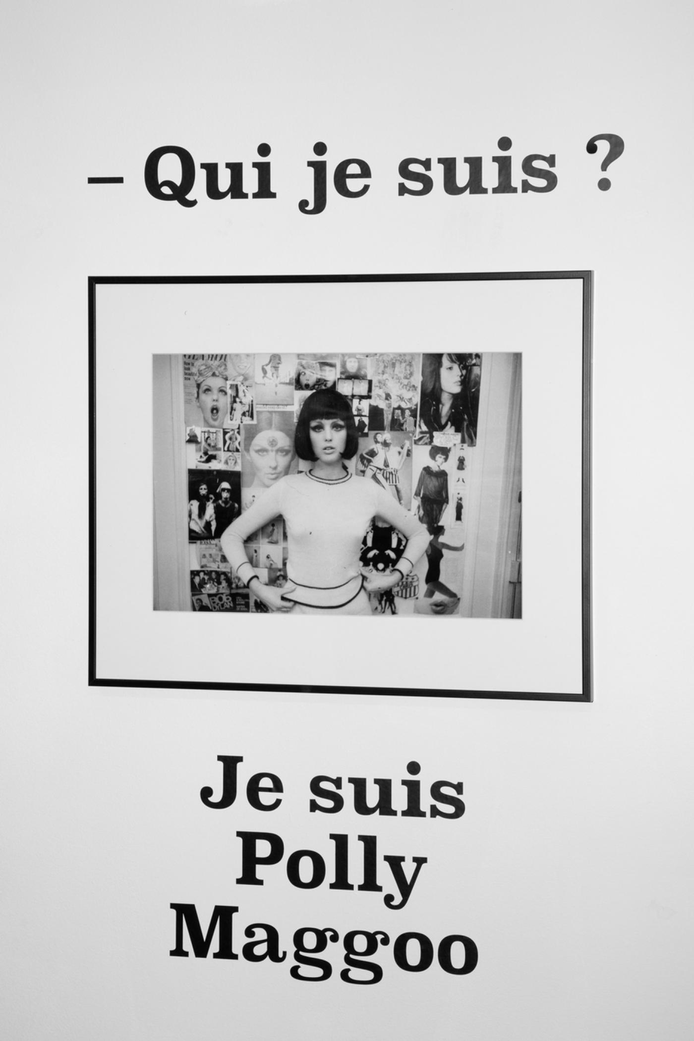 Vue de l'exposition « William Klein, Qui êtes‐vous Polly Maggoo ? », galerie Delpire &amp; co, Photo Saint Germain.