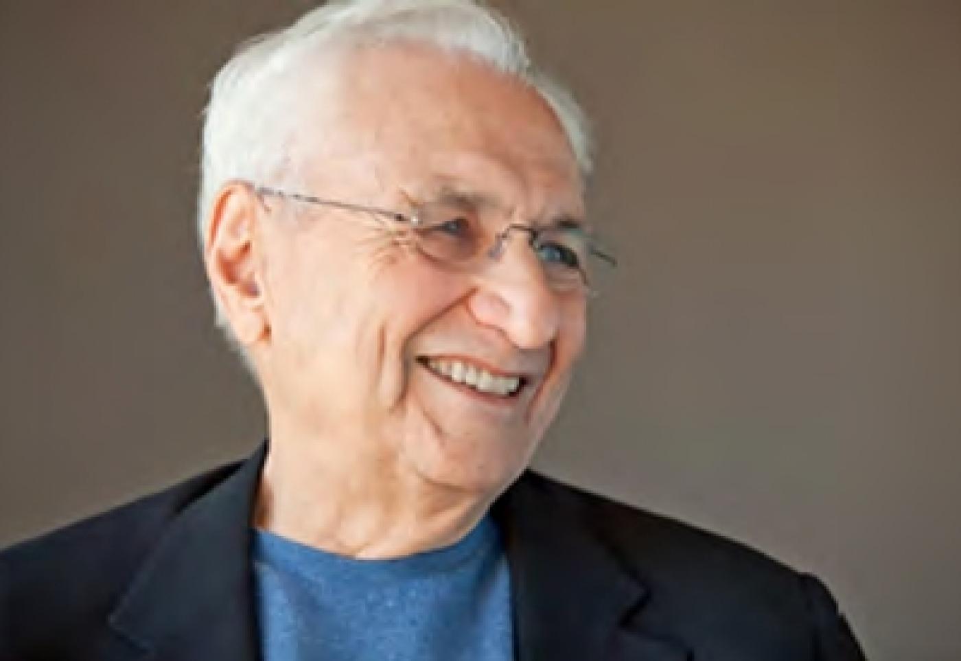 Frank Gehry invité des Grandes Conférences du Collège de France