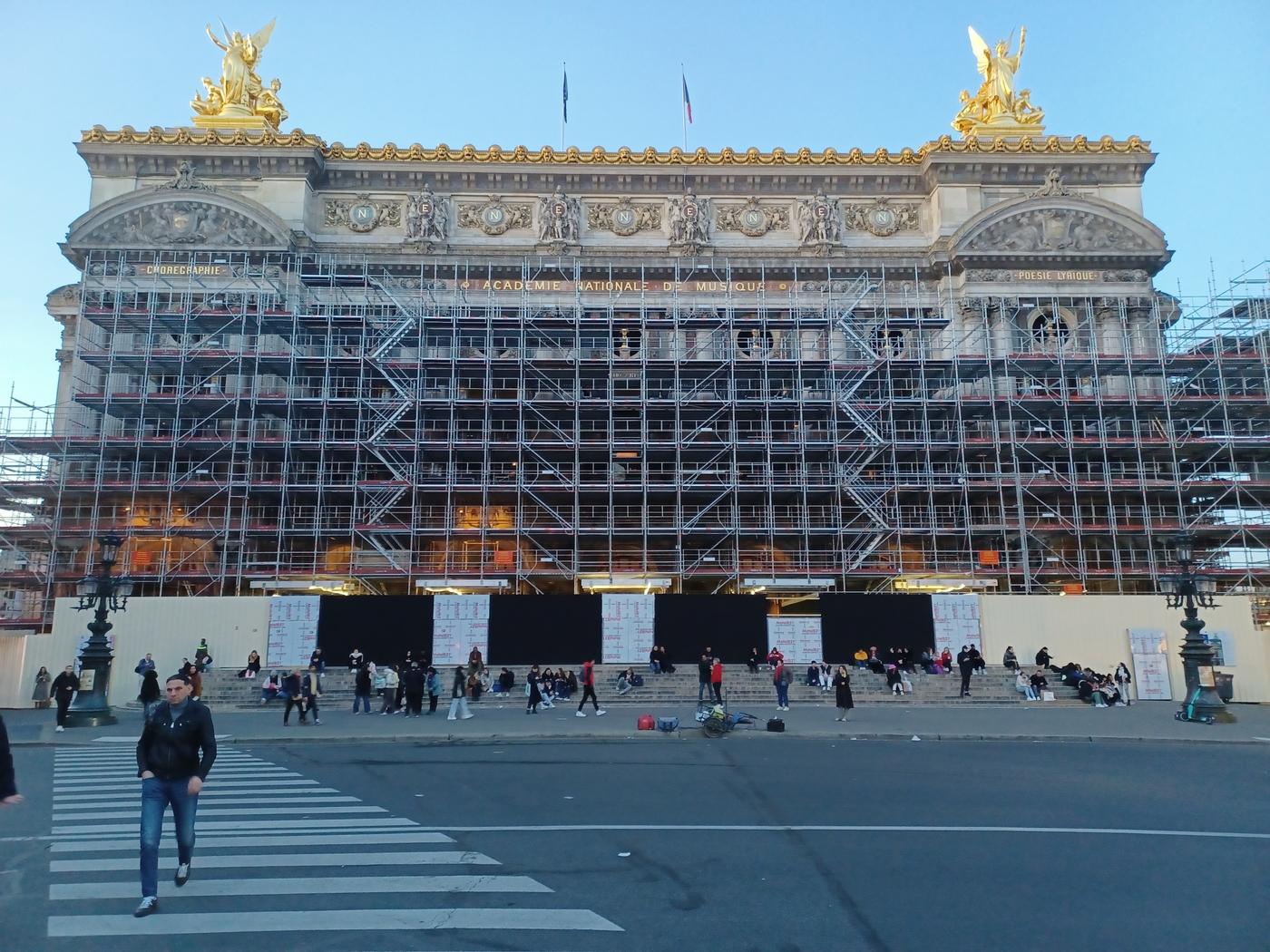 Deux ans de travaux pour la façade de l'Opéra Garnier