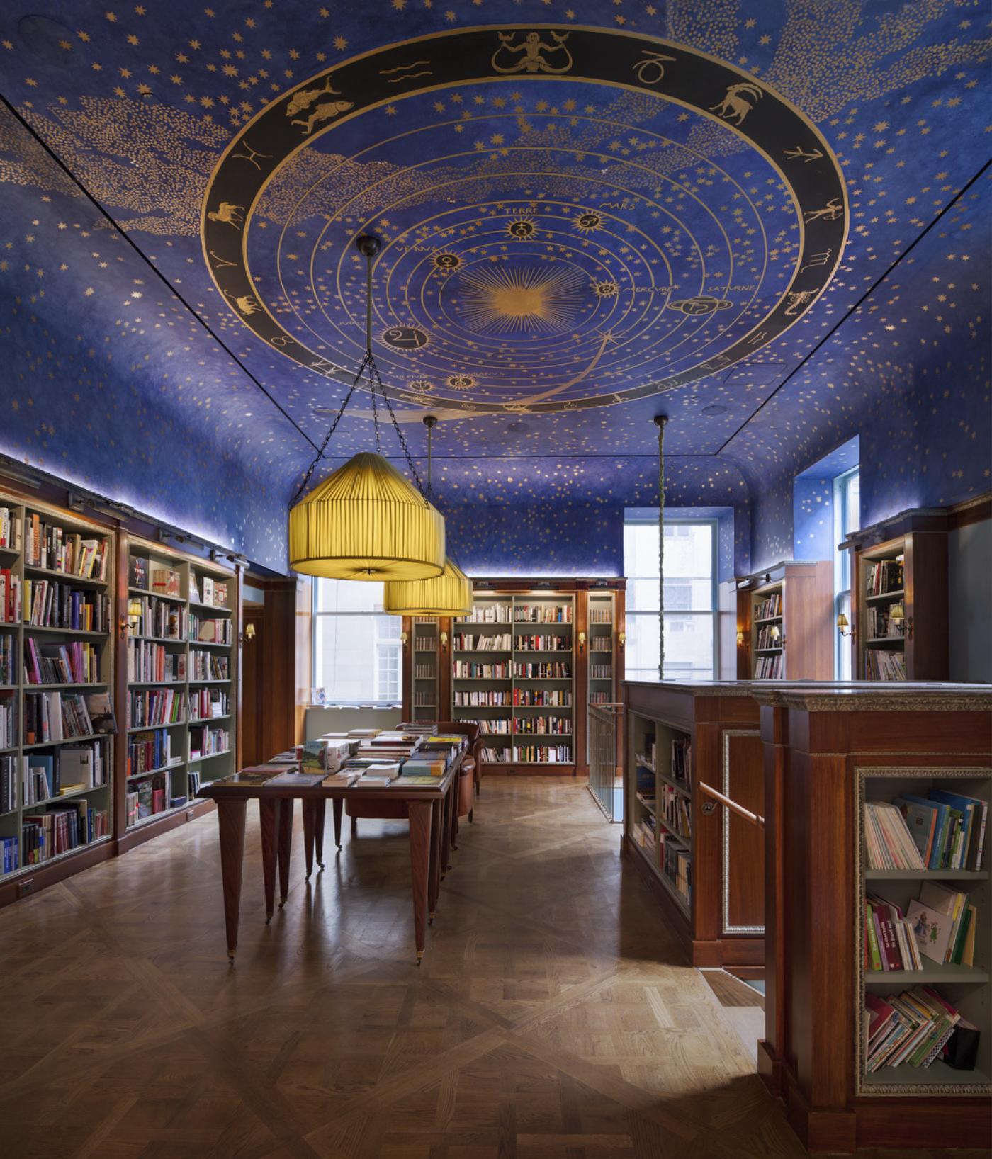 Librairie Albertine à l’intérieur de la Payne Whitney Mansion.
