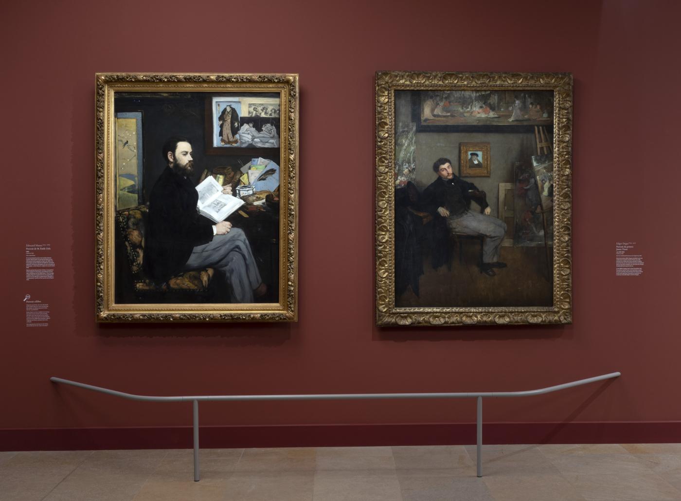 Vue de l’exposition « Manet / Degas » au musée d’Orsay jusqu’au 23 juillet 2023.