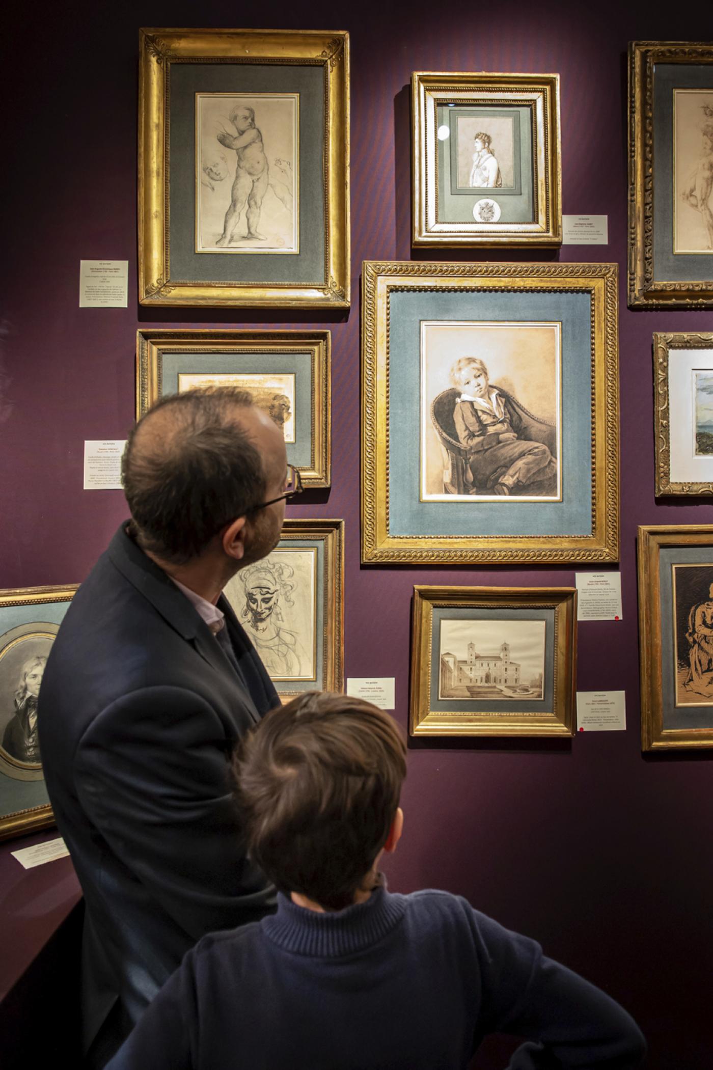 Salon du Dessin 2023.
Vue du stand de la galerie de Bayser.