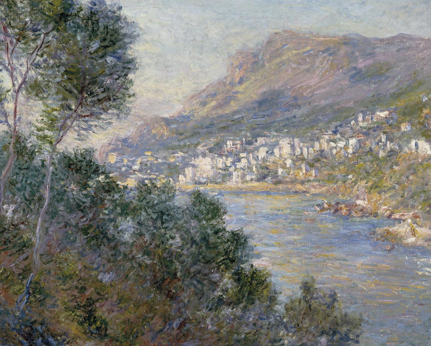 Claude Monet, "Monte-Carlo vu de Roquebrune", 1883, huile sur toile, 66 x 81,3 cm.
Museum of Fine Arts, Boston.