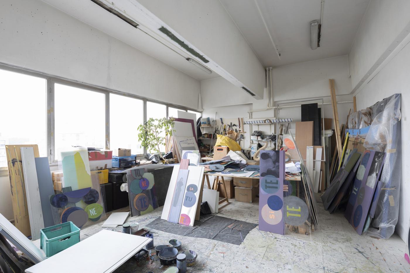 Atelier d'artiste à Pantin.