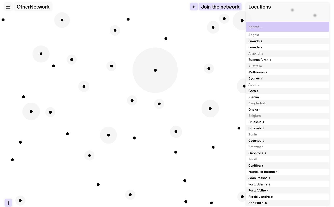 OtherNetwork, plateforme pour connecter les lieux culturels indépendants