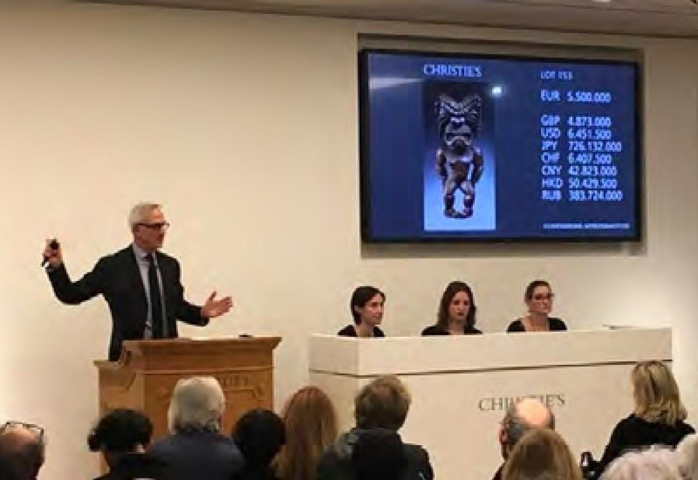 Collection Vérité : record mondial pour l’art océanien chez Christie’s