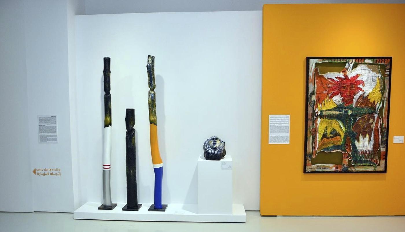 L’exposition « Art du Bénin d’Hier et Aujourd’hui » au musée Mohamed VI d’art moderne et contemporain à Rabat.