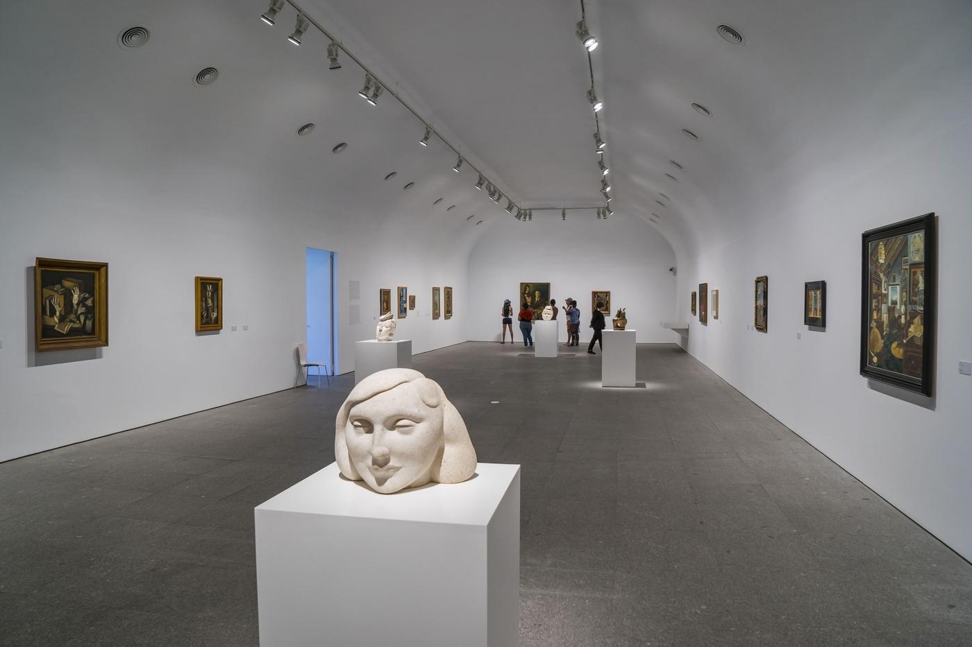 Vue d’une salle d’exposition du Museo Reina Sofía de Madrid.