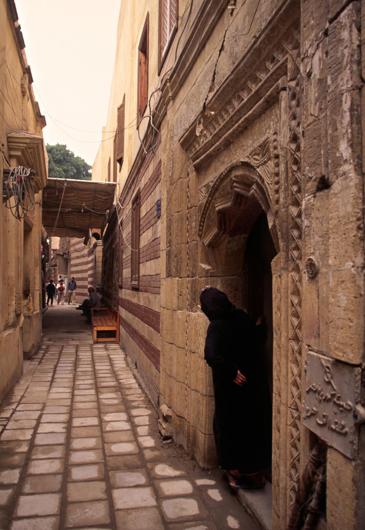 Une rue du quartier d’Al Fustat.