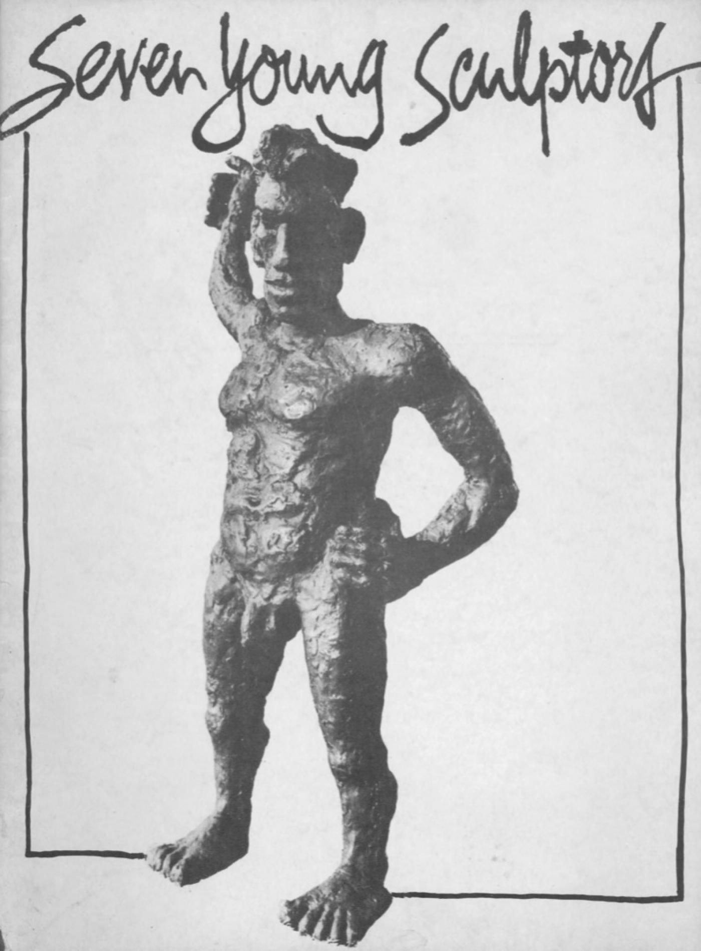 Le catalogue de l’exposition « Seven Young Sculptors » au Kasauli Art Centre de New Delhi en 1985.