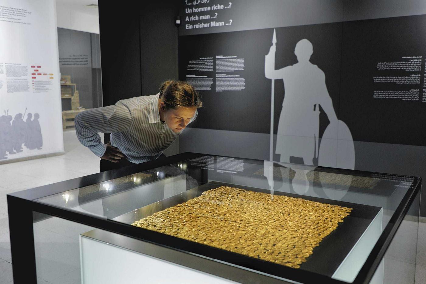 La salle du trésor de Chemtou inaugurée en 2023 au musée national du Bardo à Tunis.