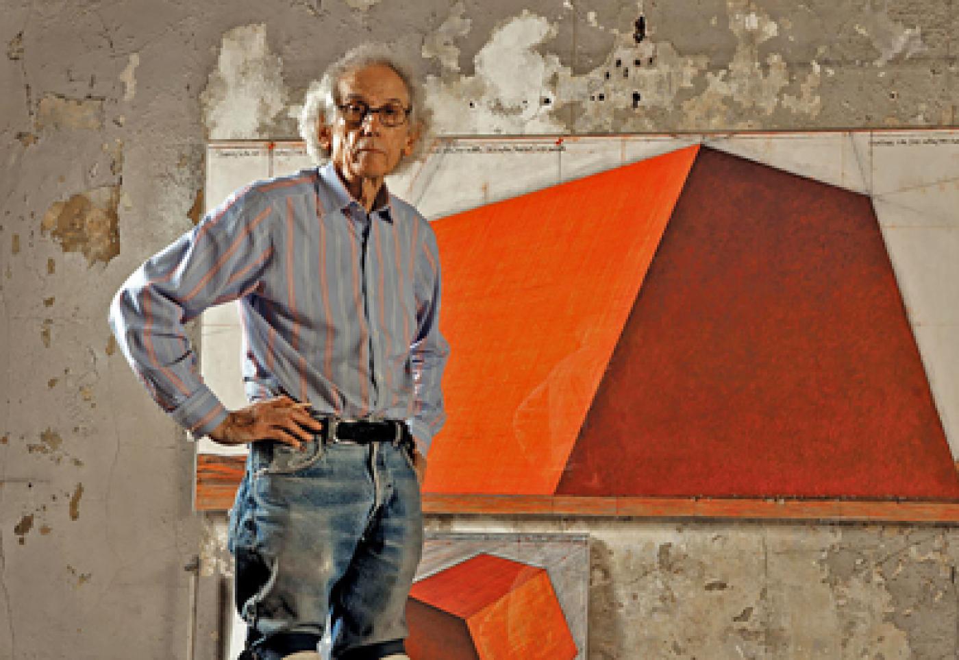 Christo invité d’honneur à la Brafa : «Mon Mastaba sera plus grand que la pyramide de Chéops»