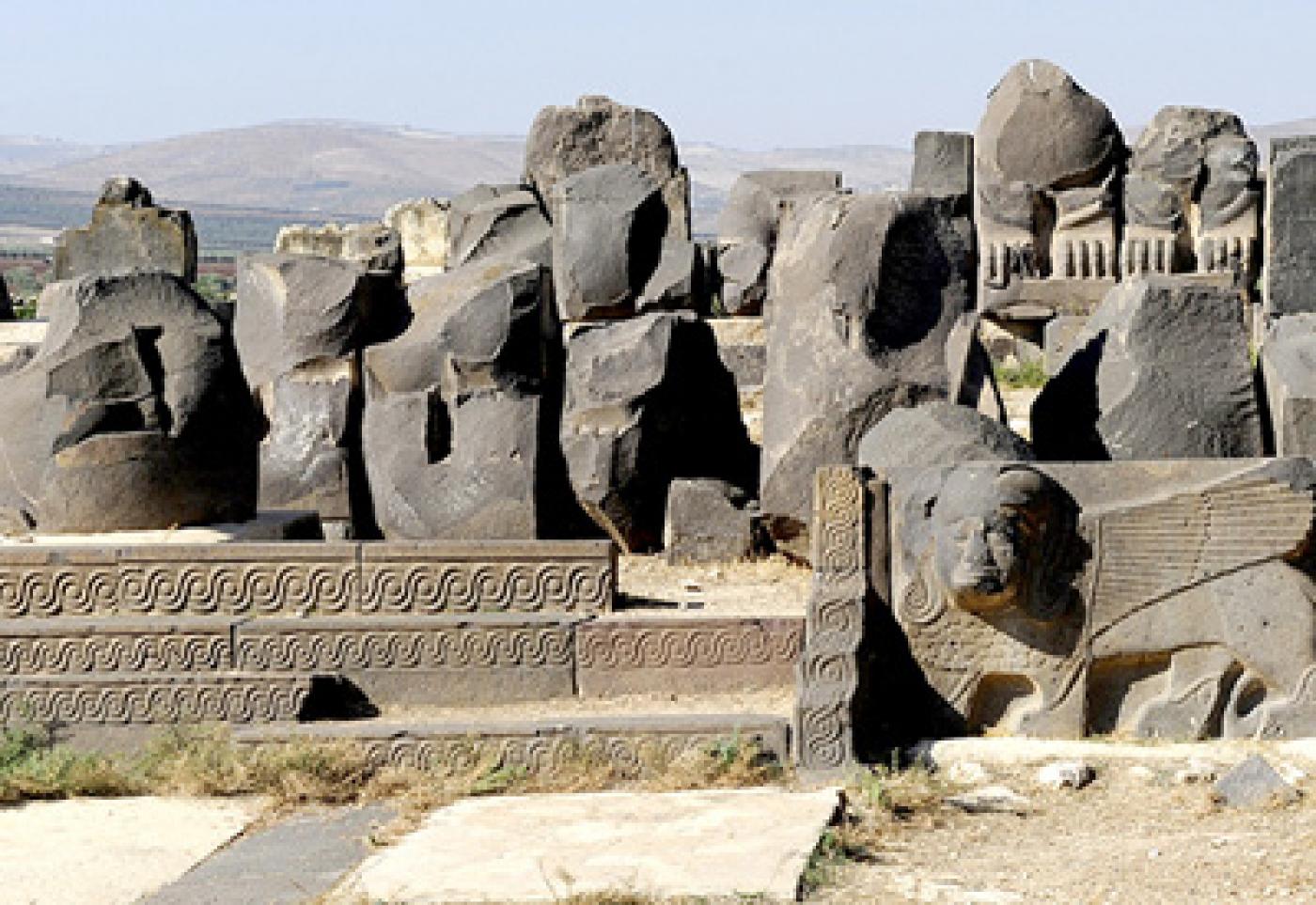 Un temple détruit en Syrie