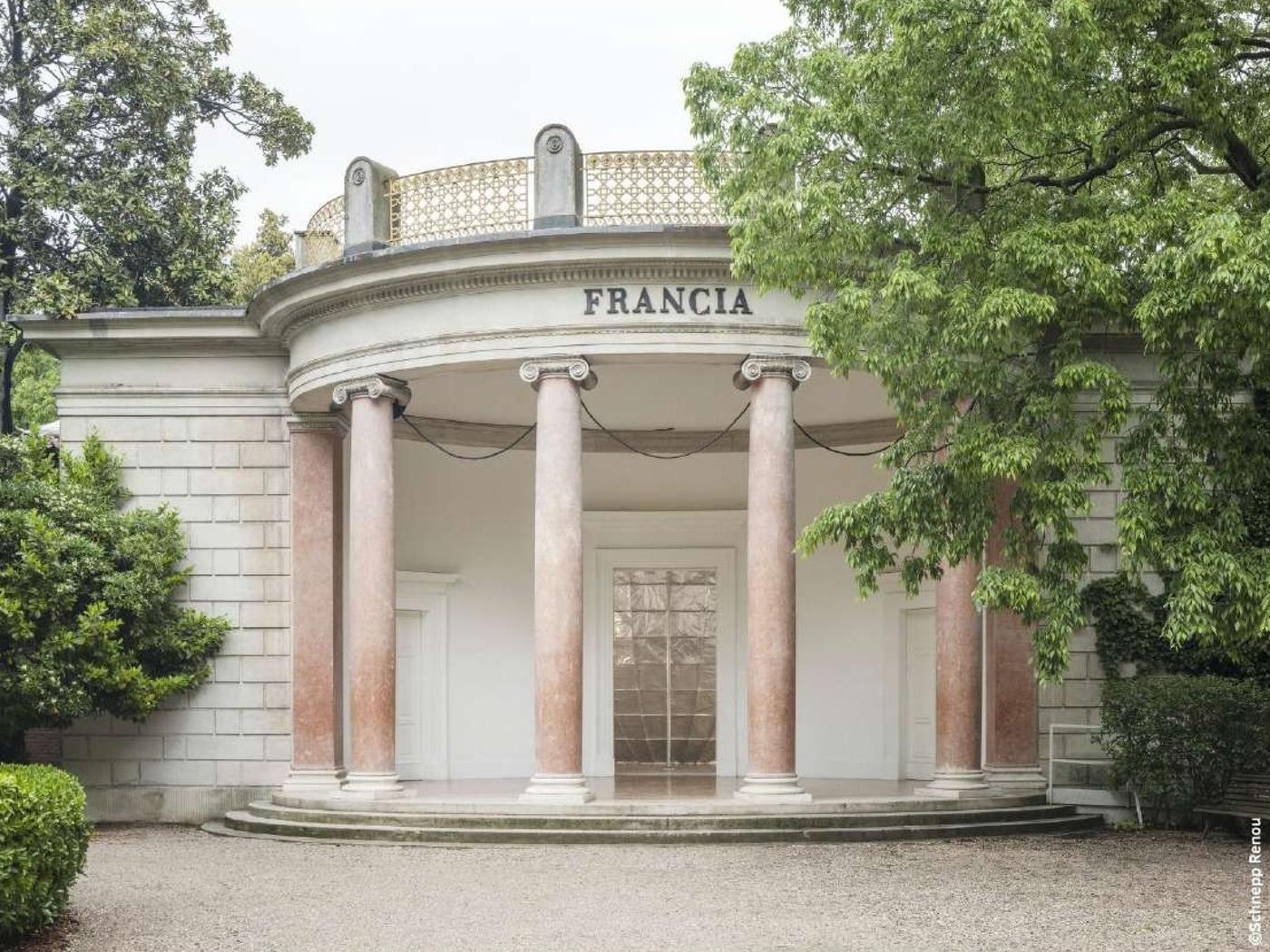 Le pavillon français de la biennale de Venise.