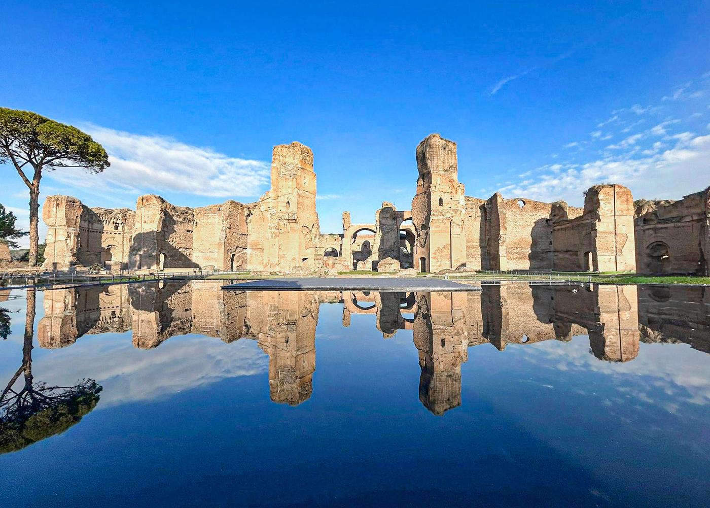 Les Thermes de Caracalla remis en eaux