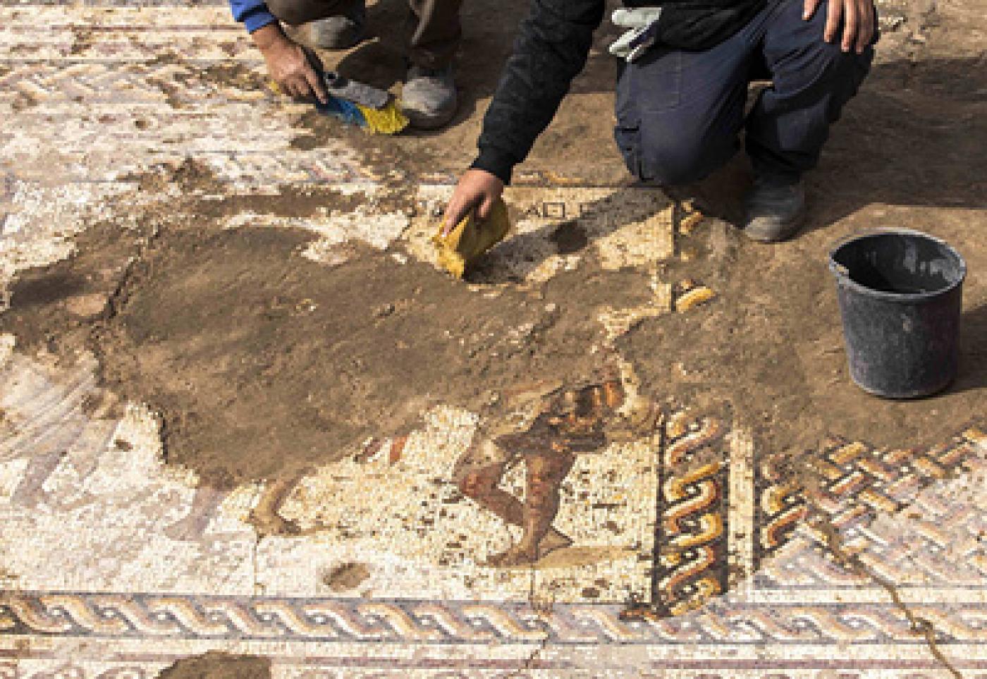 Une mosaïque exceptionnelle découverte à Césarée