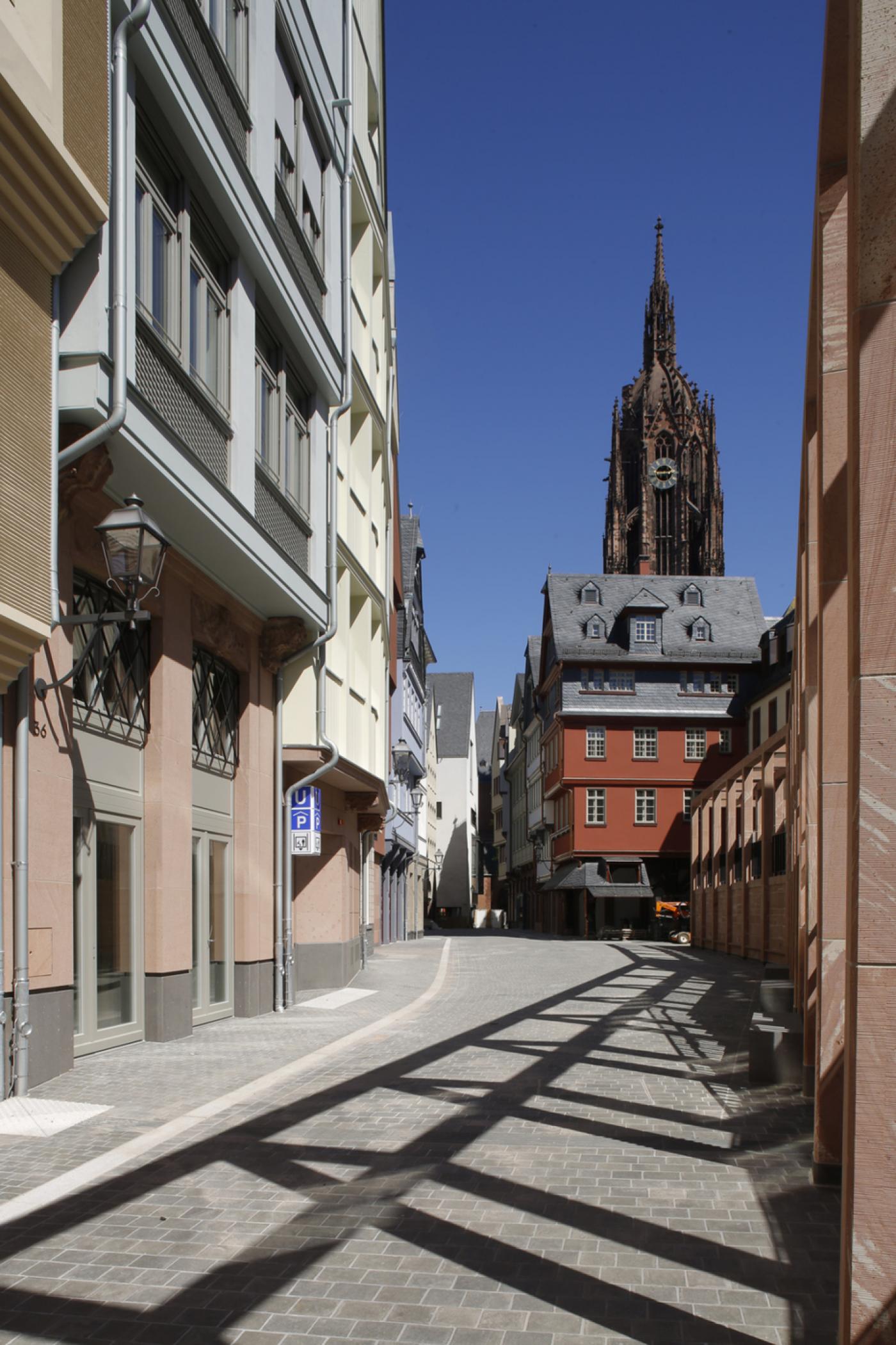 Le Dom-Römer-Quartier de Francfort.