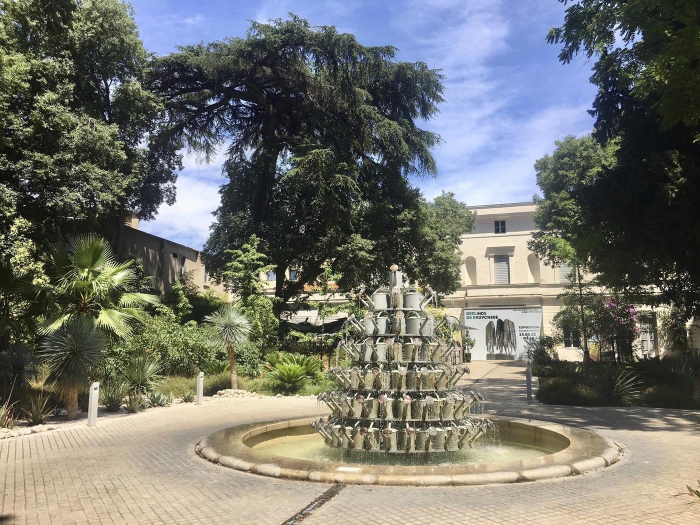 Le jardin du MO.CO à Montpellier.