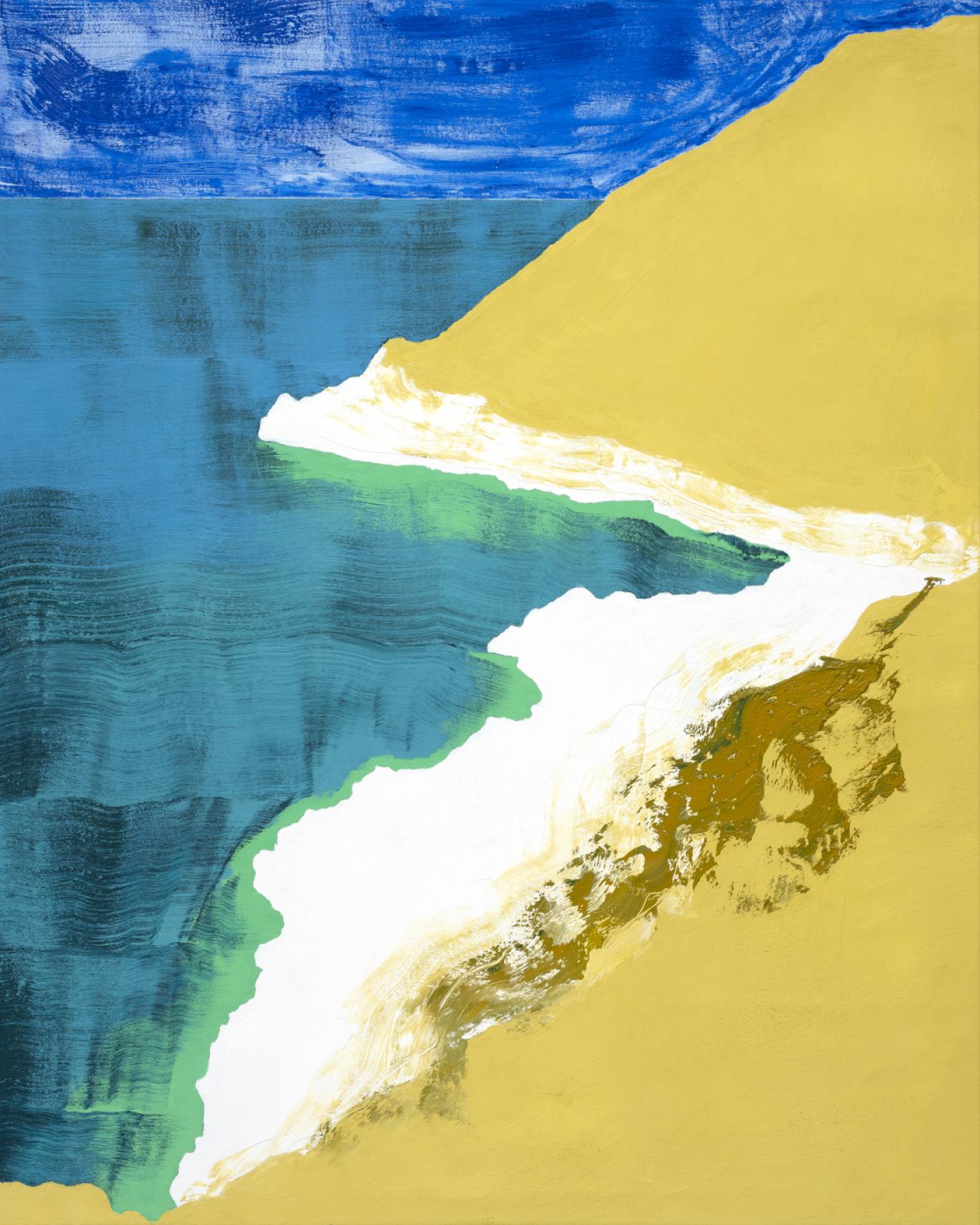 Marine Wallon, "Aspa", 2024, huile sur toile, 200 x 160 cm.