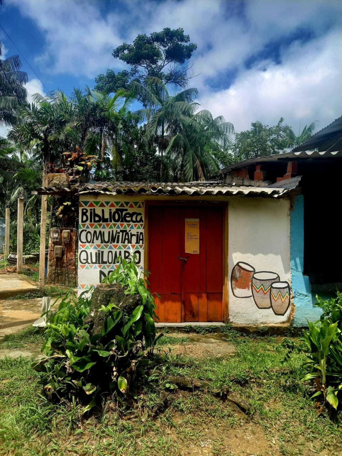 La bibliothèque du Quilombo Campinho.