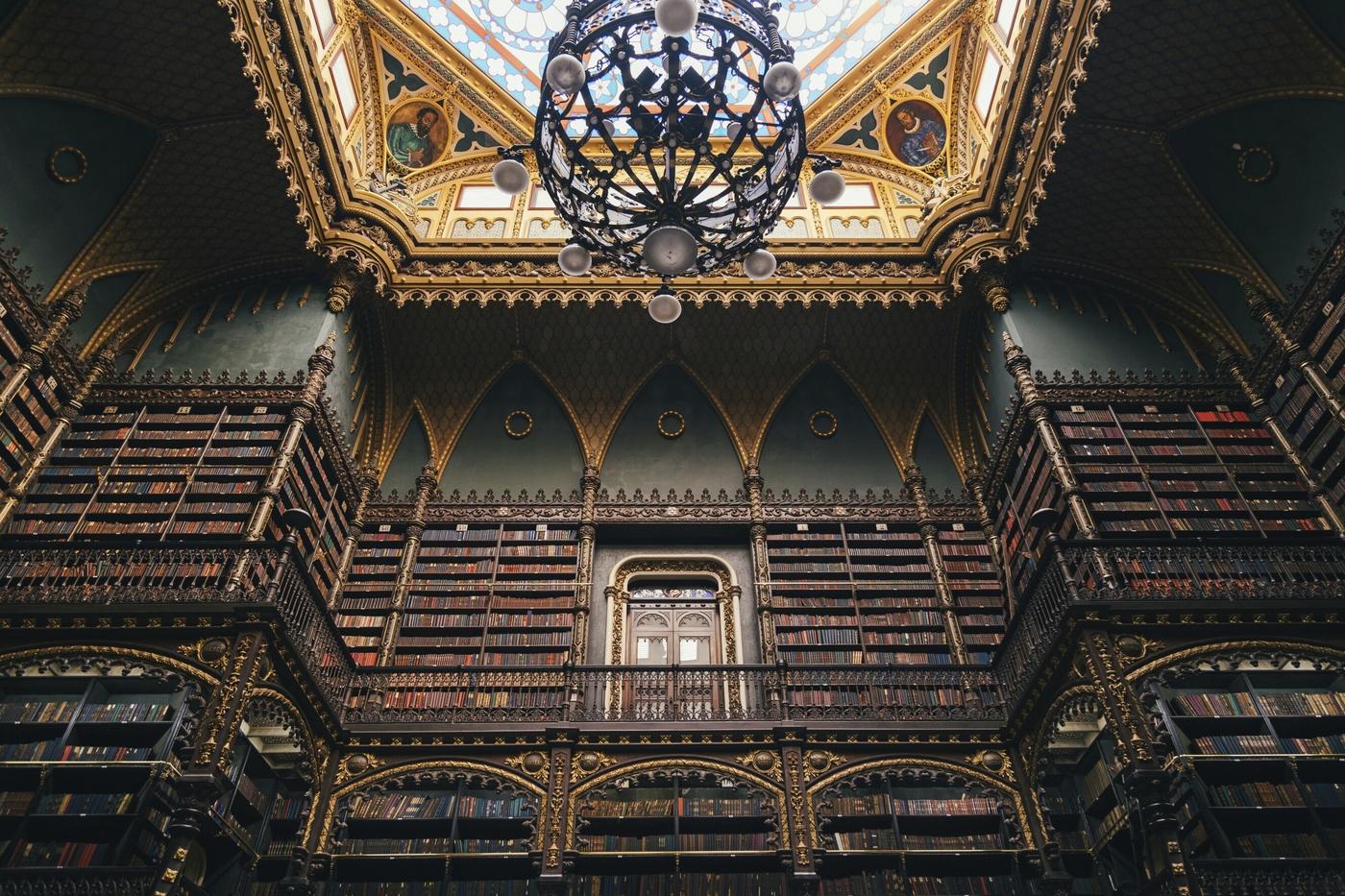 Le Real Gabinete Português de Leitura à Rio de Janeiro.