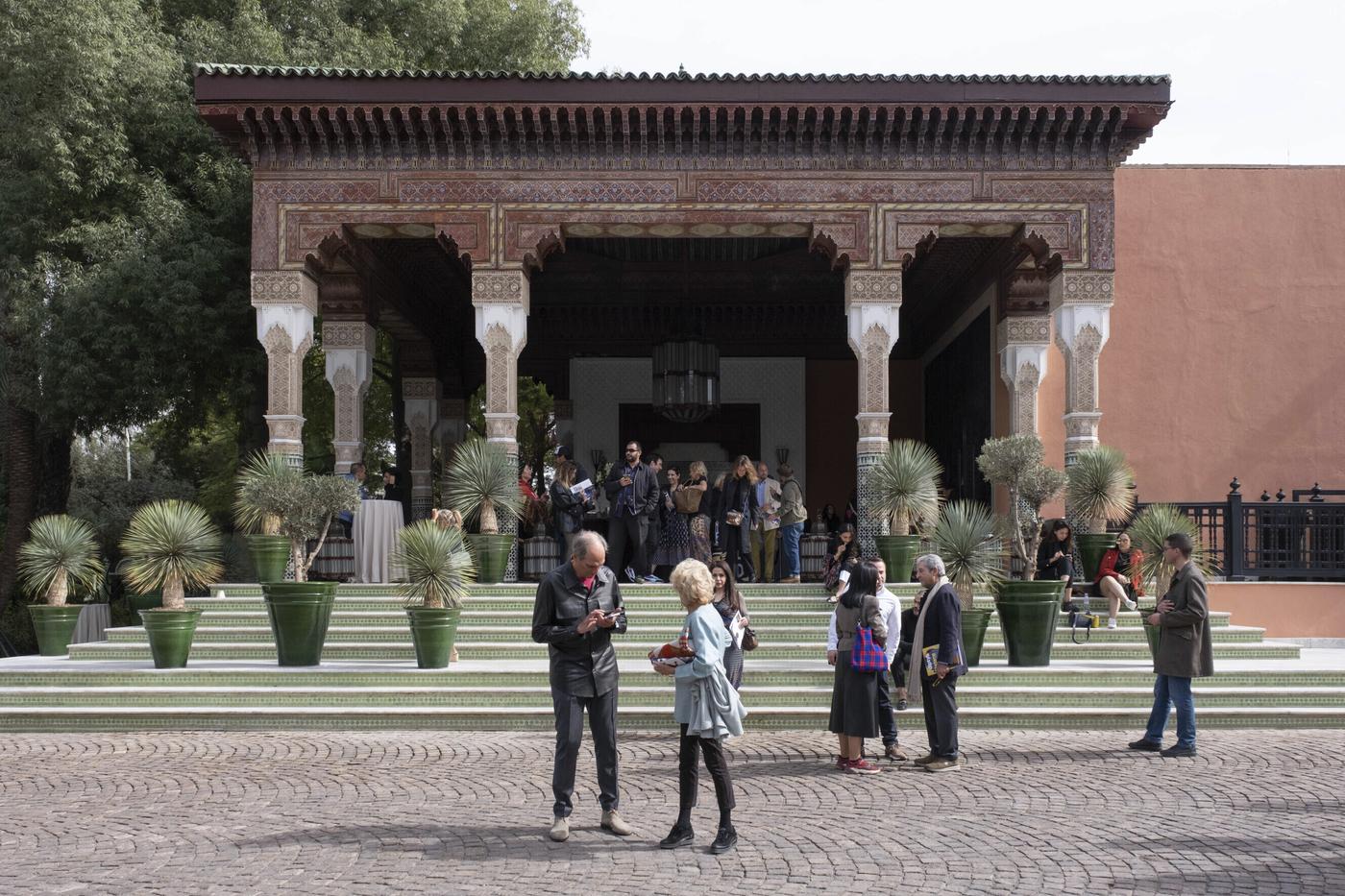 La foire 1-54 à la Mamounia à Marrakech en 2024.