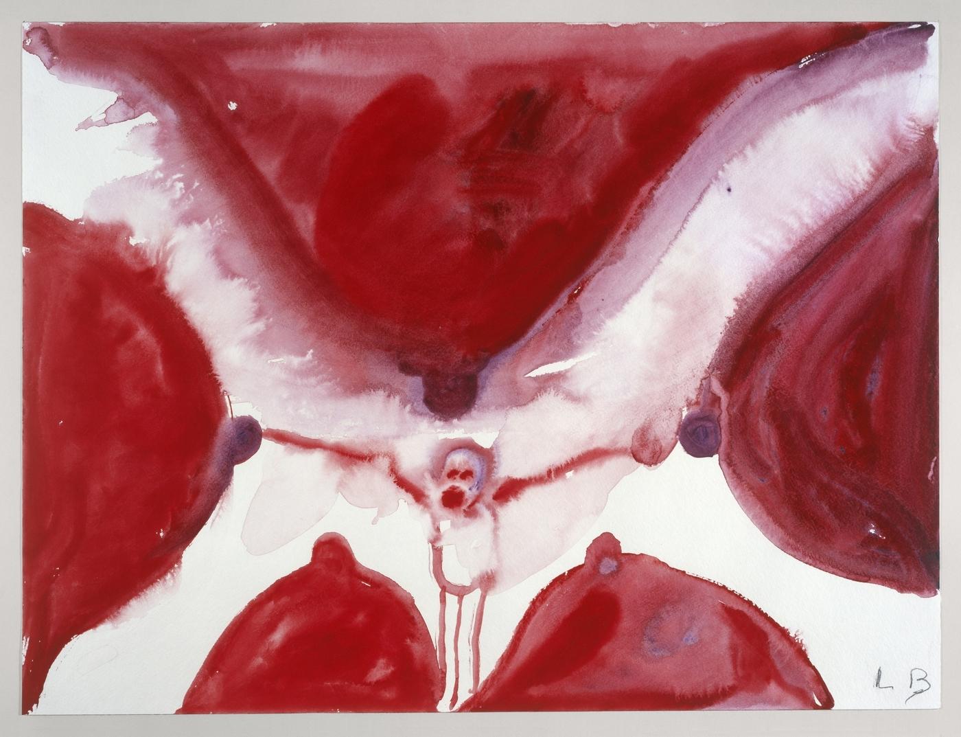 Louise Bourgeois dans le rouge