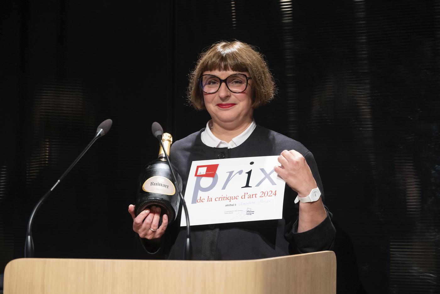 Clémentine Mercier, lauréate du prix AICA France 2024