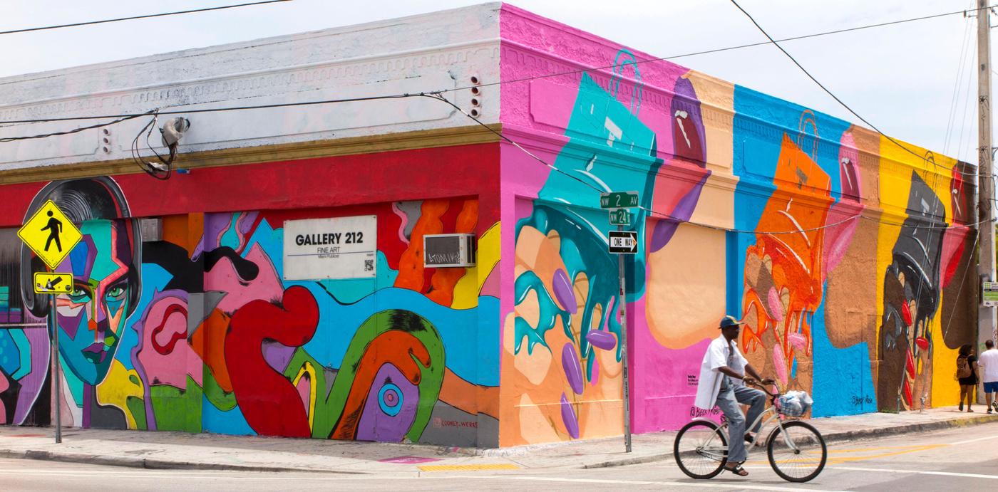 Le quartier de Wynwood à Miami en Floride.