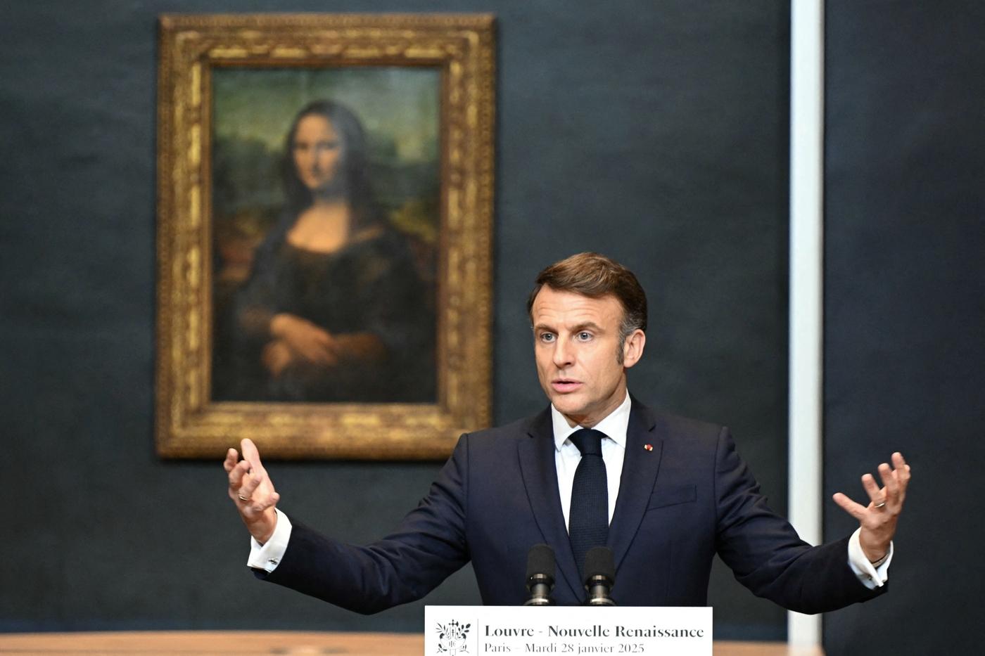 Emmanuel Macron dévoile un plan « Nouvelle Renaissance » pour le Louvre