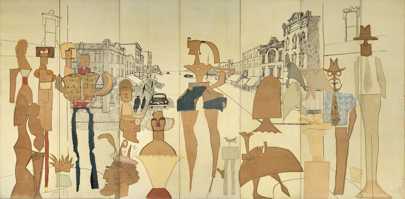 Delvaux et Saul Steinberg, rencontre surréaliste