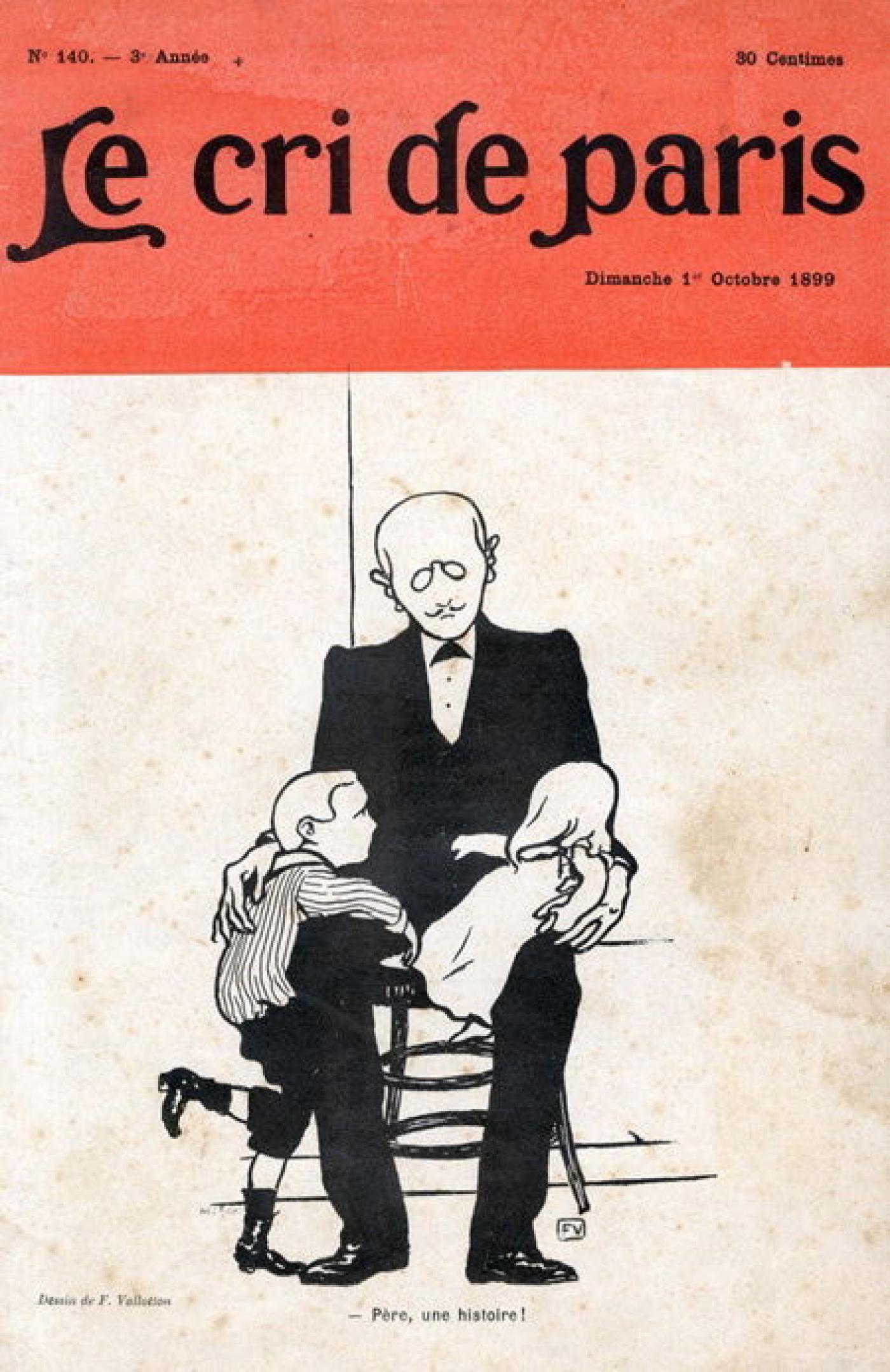 Félix Vallotton, « Père, une histoire ! », 1899.