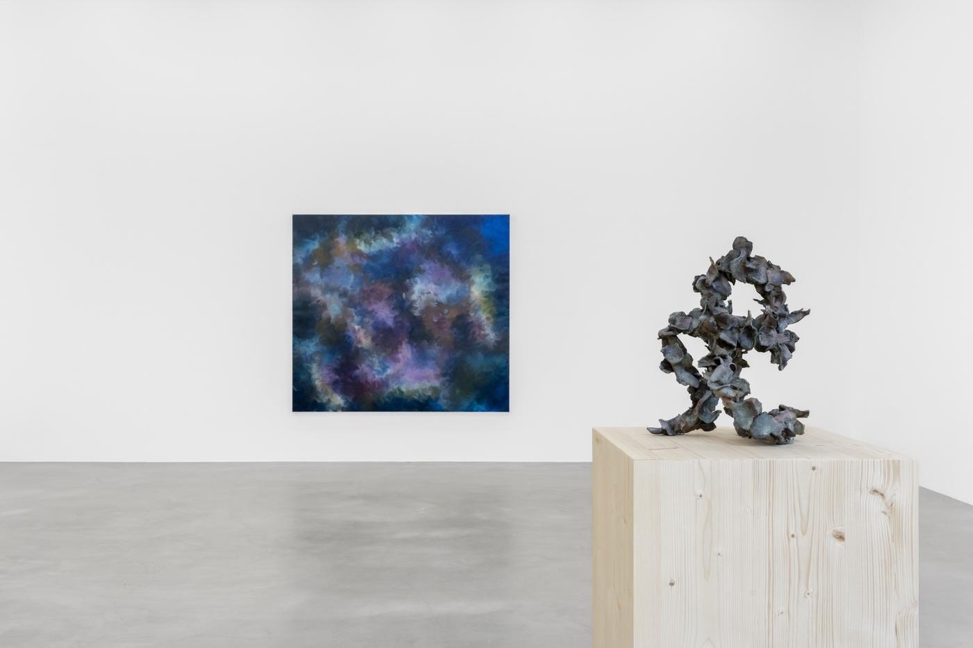 Vue de l&amp;#039;exposition "Sasha Ferré Daughter of Earth and Water", galerie Almine Rech Bruxelles.