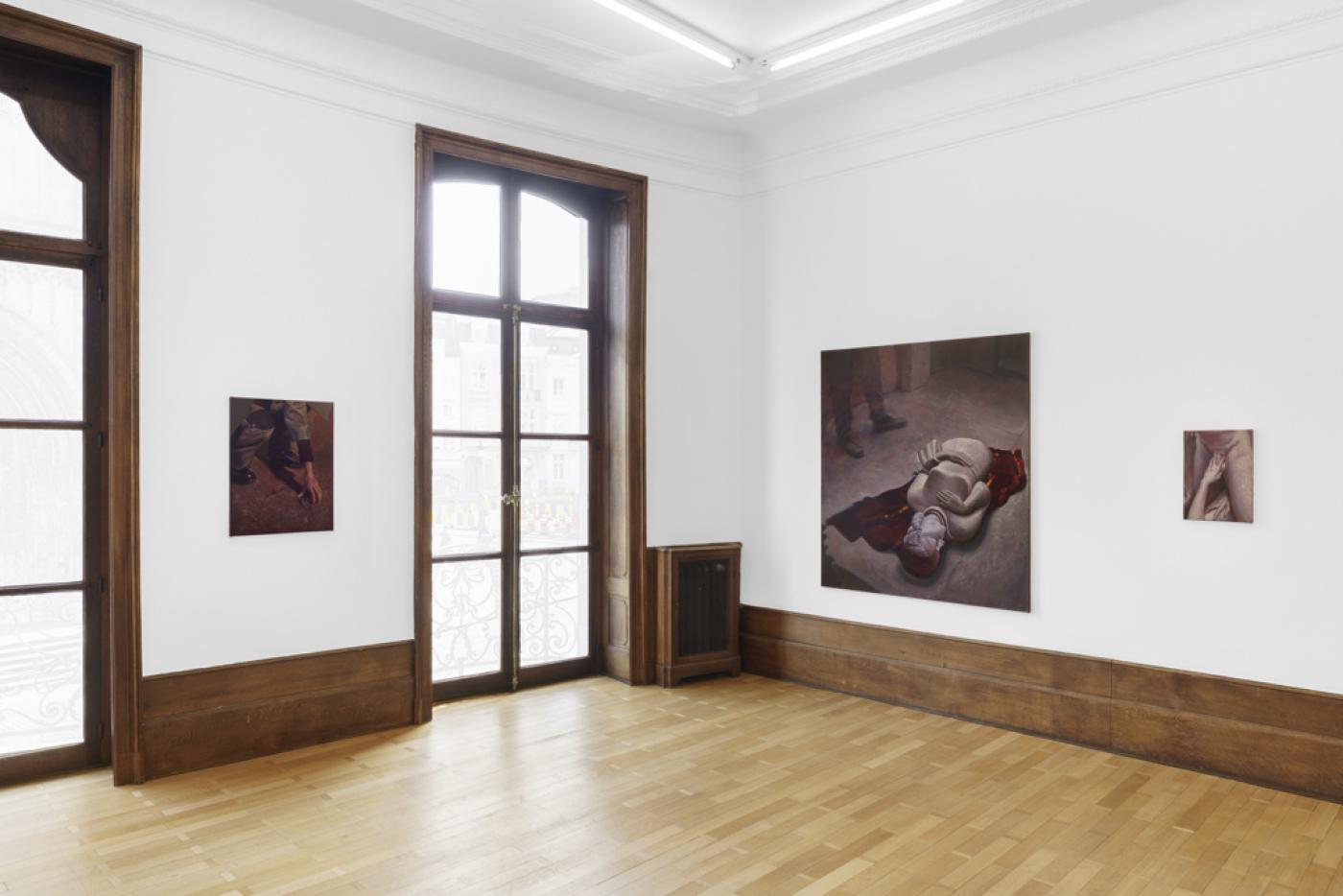 Vue de l&amp;#039;exposition « Representational markings », galerie Mendes Wood DM.