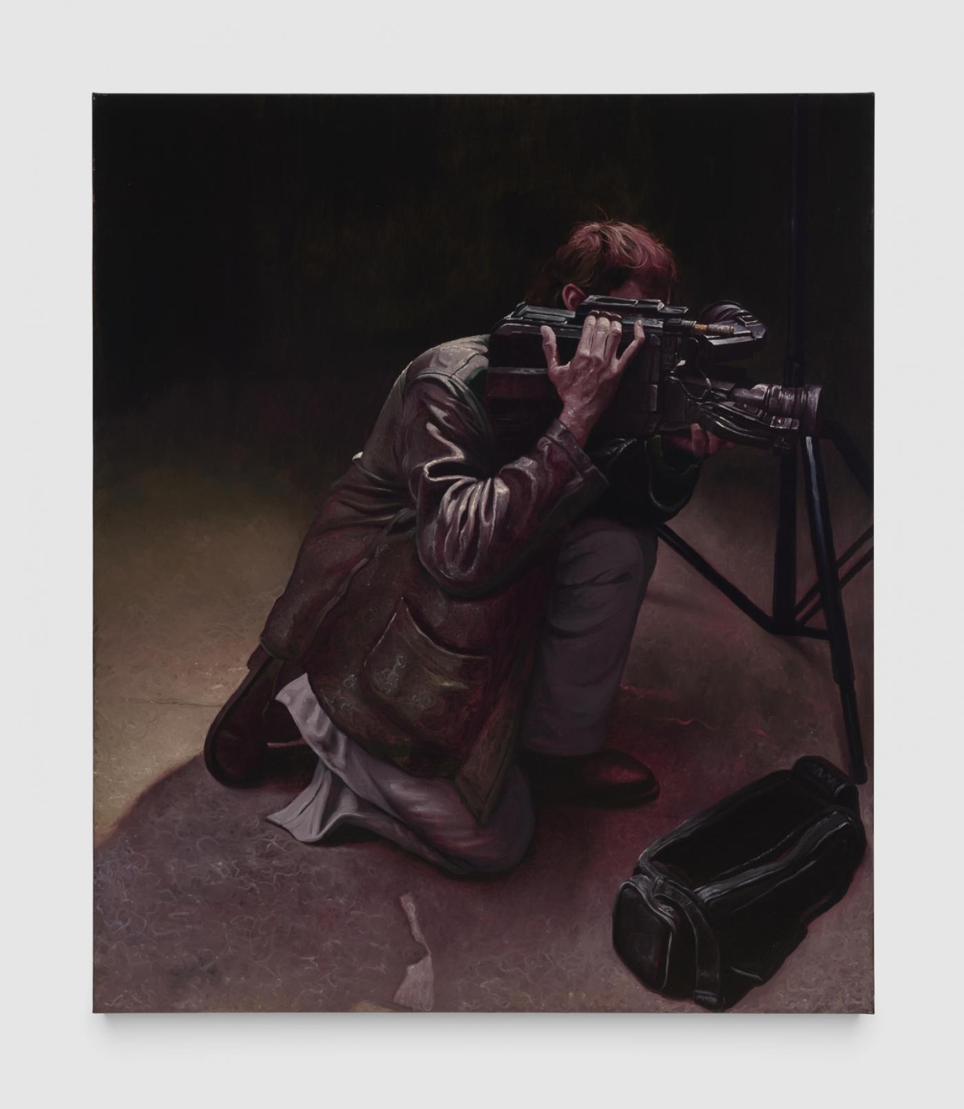 Bendt Eyckermans, "The Pig", 2024huile sur toile de lin, 132 x 112 cm.