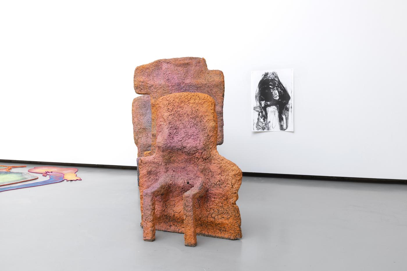 L’exposition de Pélagie Gbaguidi « Antre » à la Verrière à Bruxelles en 2025.