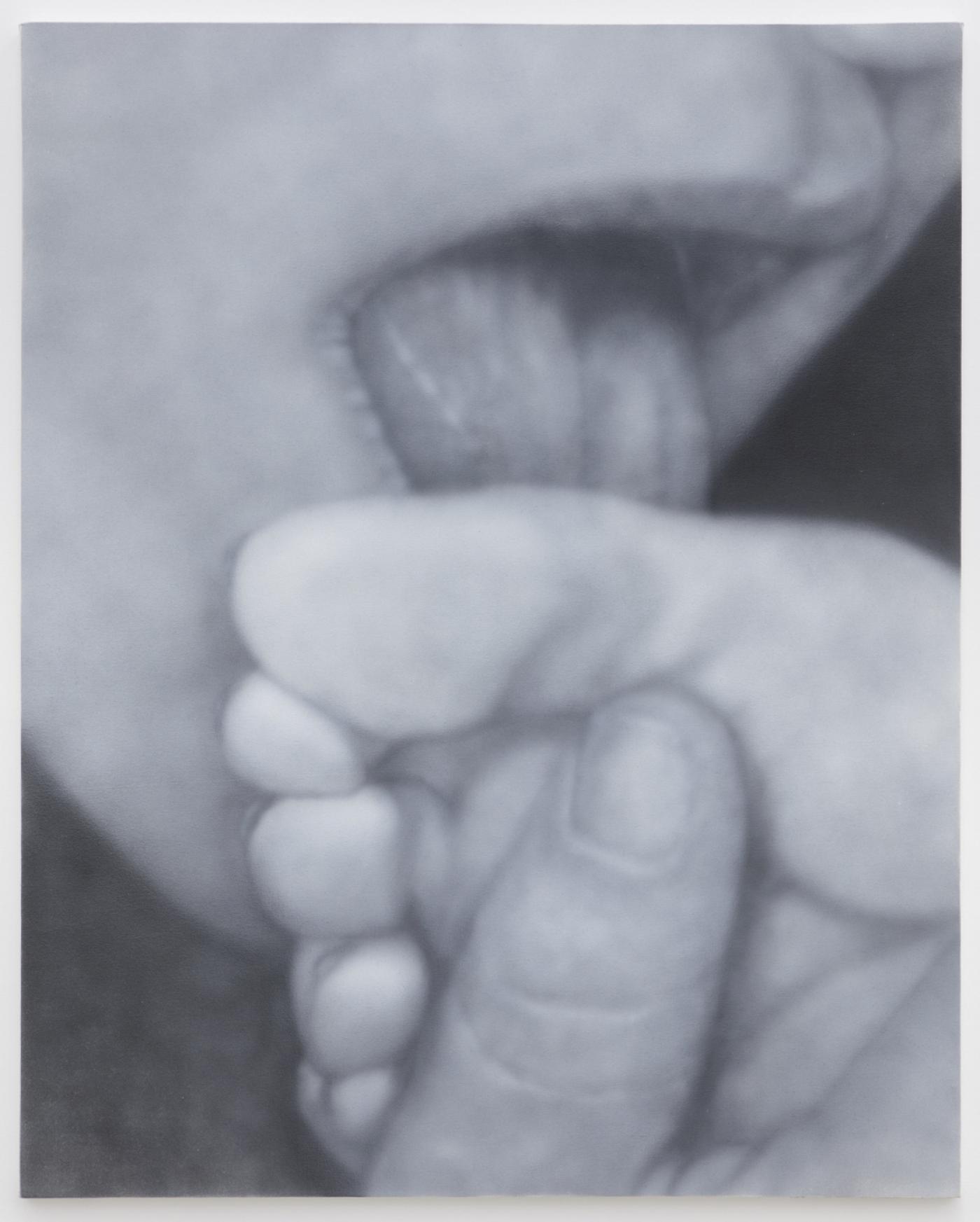 Betty Tompkins, "Sex Painting #4", 2013, acrylique sur toile, 213,4 x 152,4 cm.