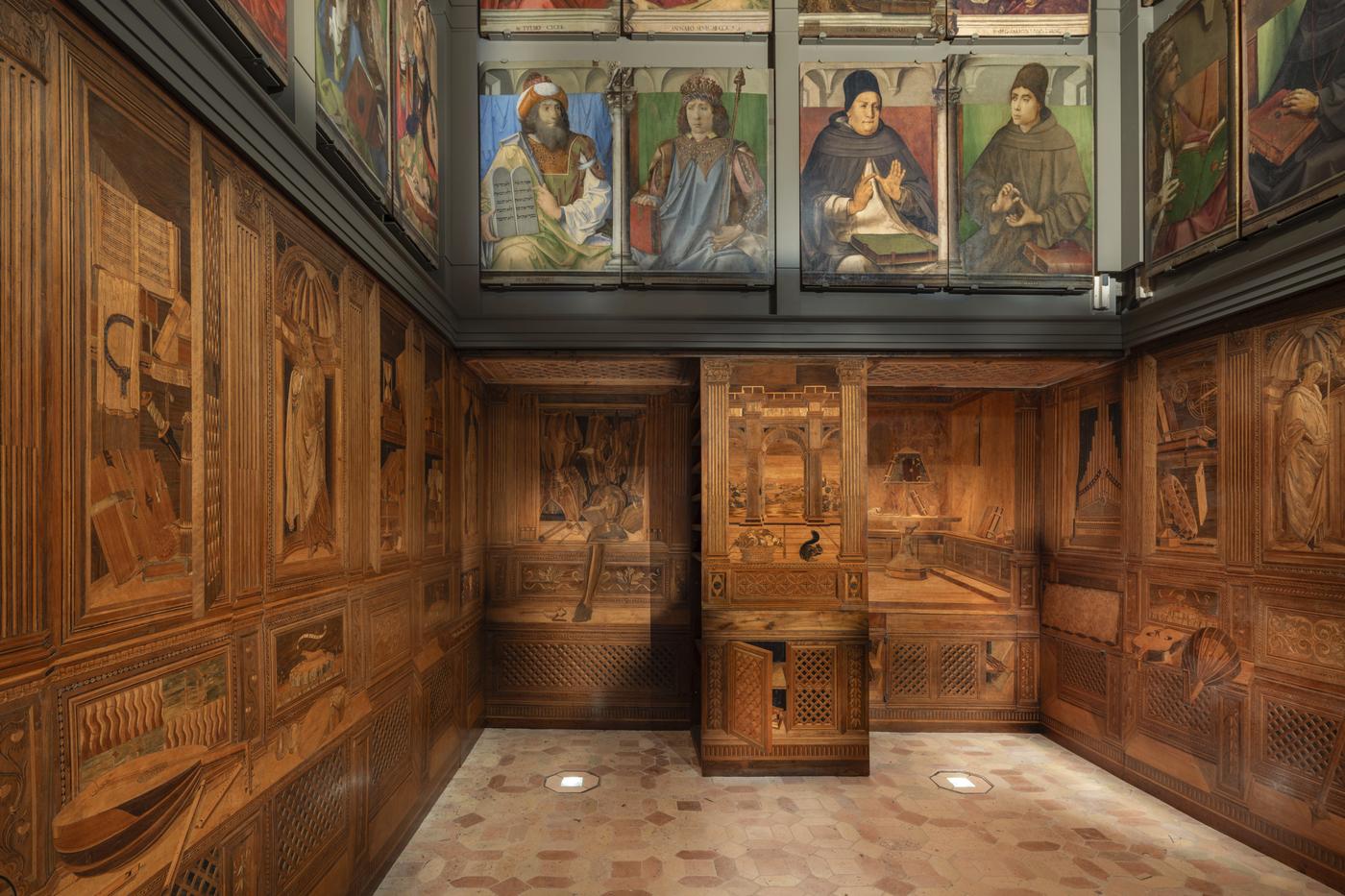 À Urbino, le Studiolo du duc Federico retrouve sa splendeur