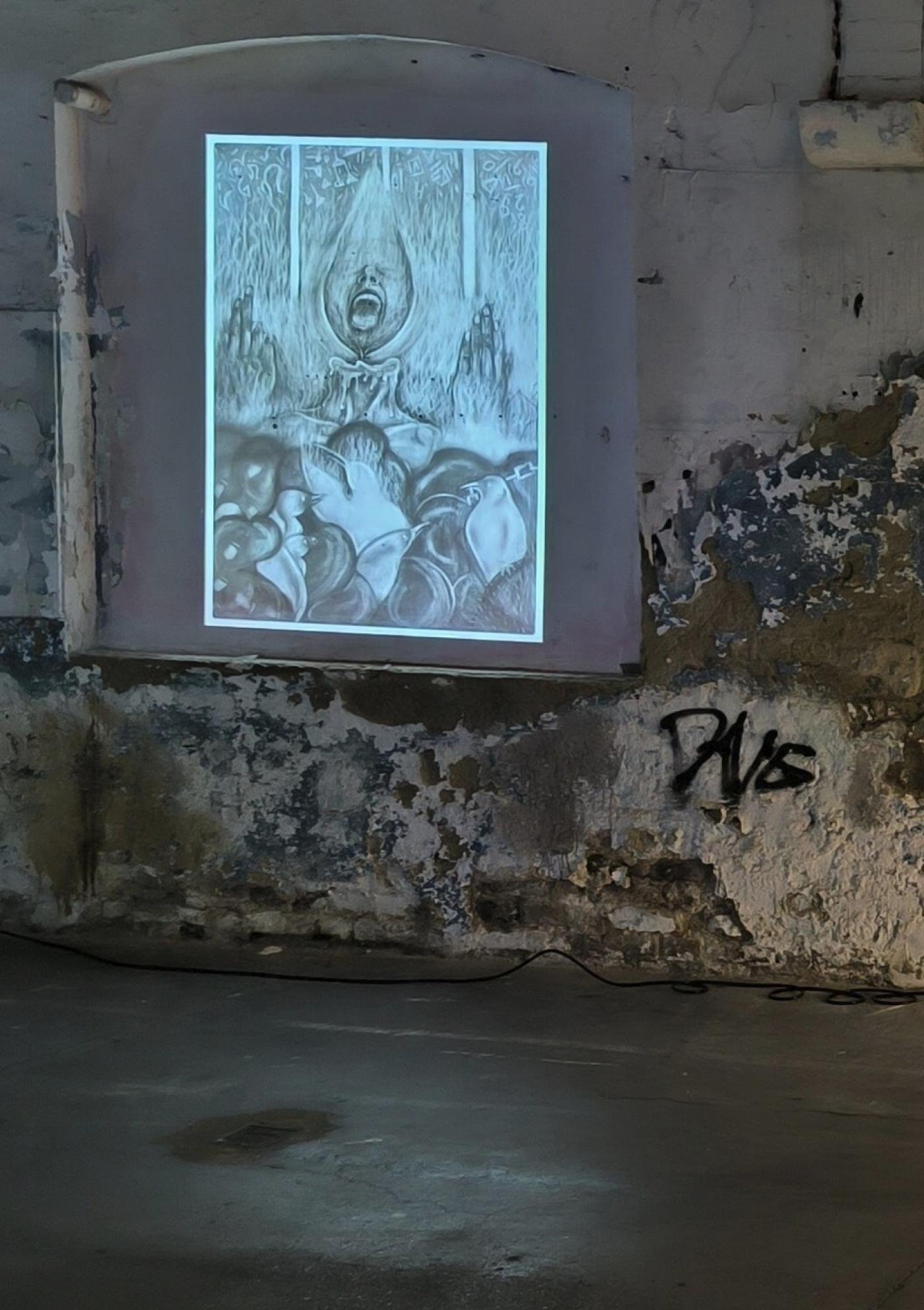 L’exposition « Upon the Ruins of the World » par la biennale de Gaza-Jinnaah UK à Ugly Duck Londres.