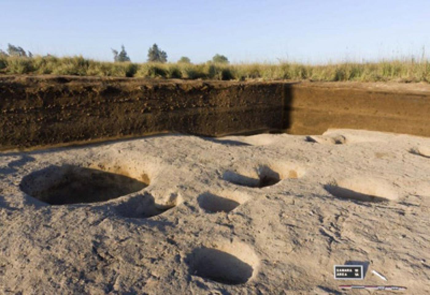 Découverte d'un village du Néolithique en Égypte